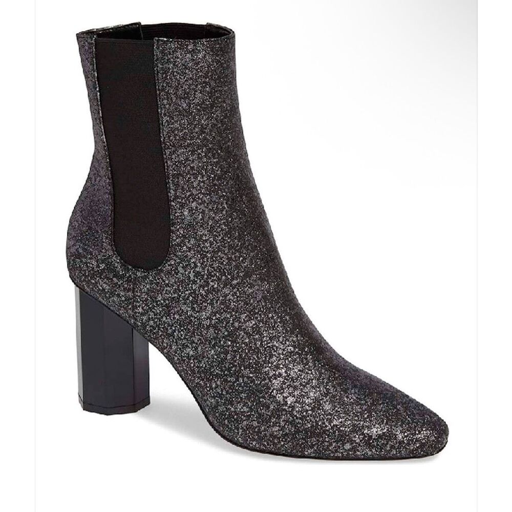 Donald Pliner Womens Laila Booties Silver Glitter 8.5